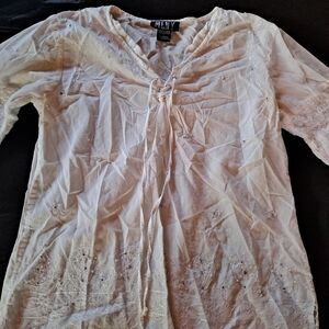 Women's Cream Blouse